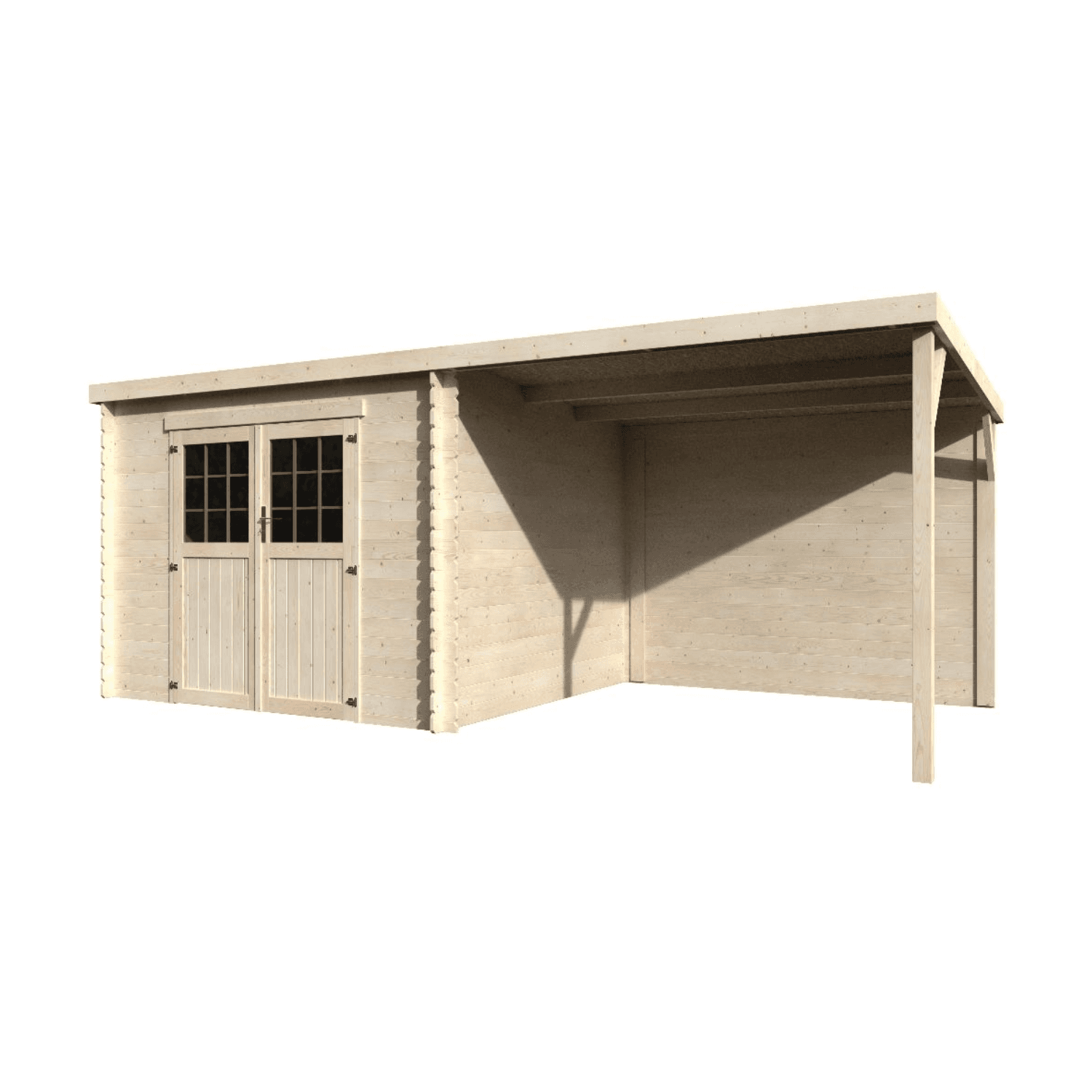 Abri de Jardin bois – 18,36 m2- Haut De Gamme – Prix usine – DESTOCKAGE - Miniature 3