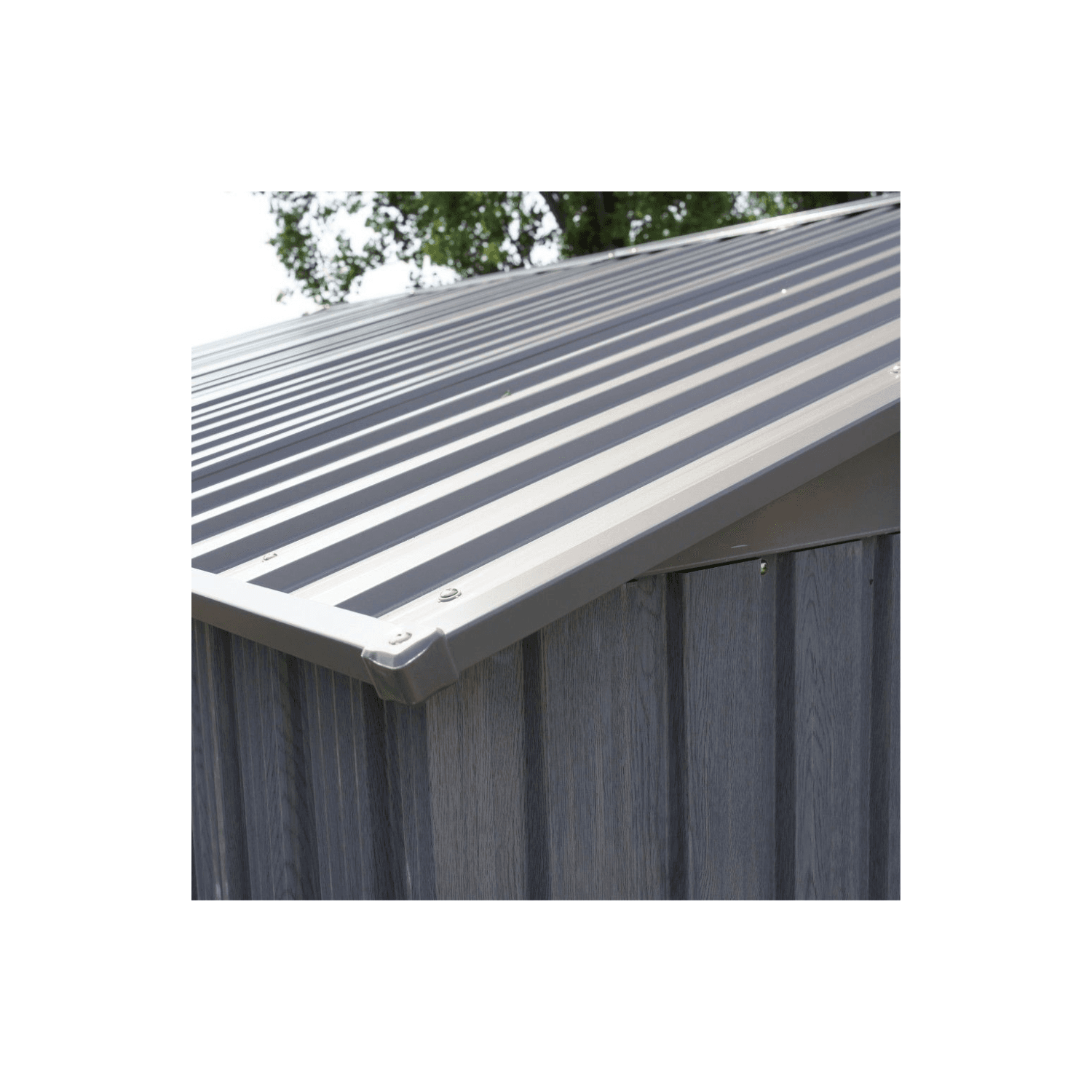 Abri de jardin métal aspect bois - Miniature 3