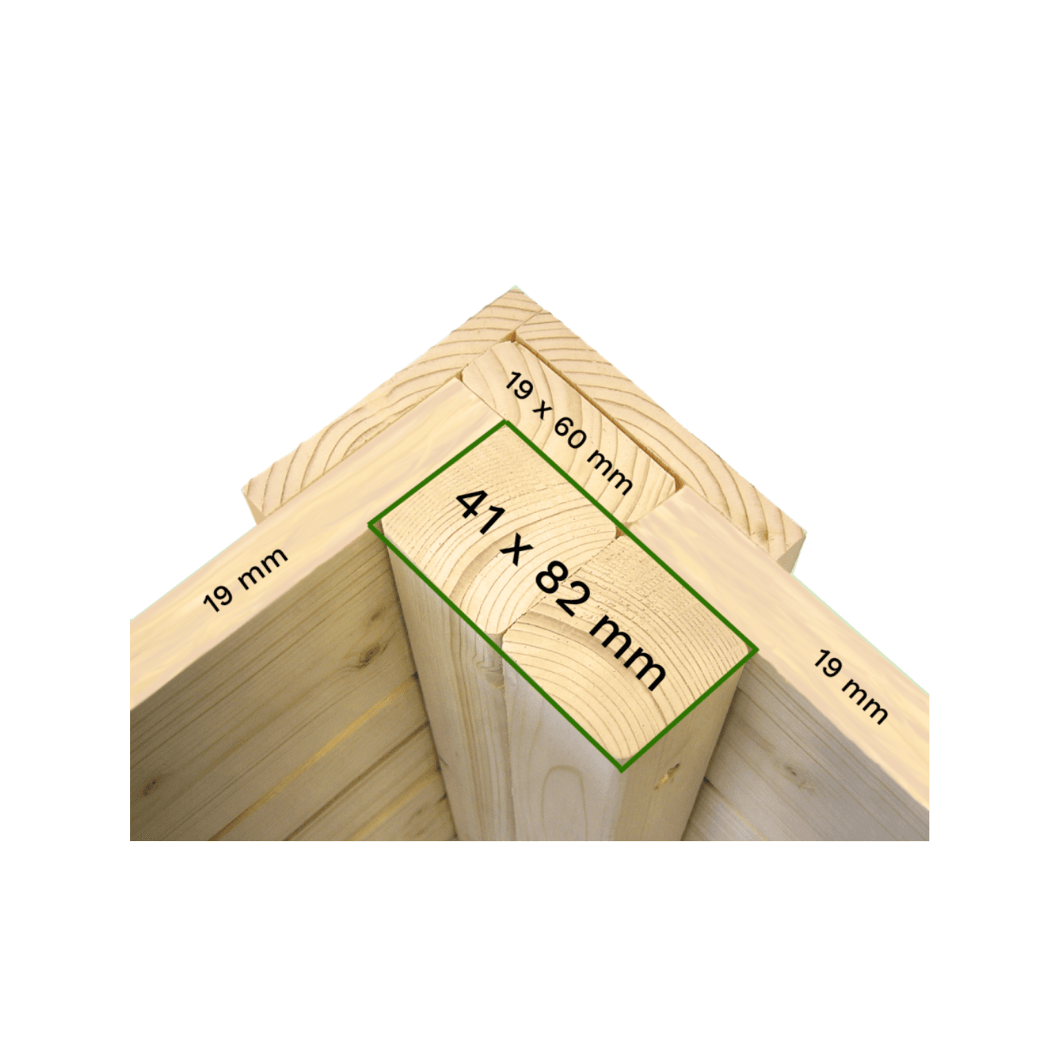 Abri de jardin Neris – 237 x 297 cm - Miniature 3