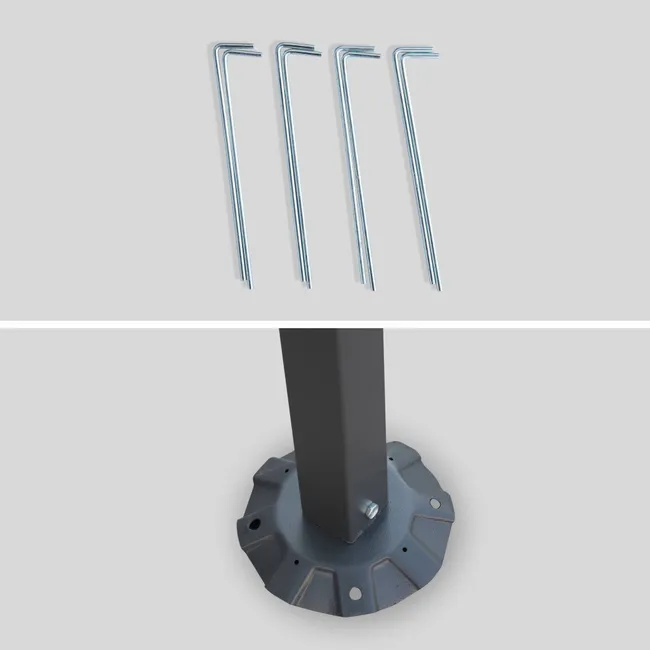 Pergola adossée 3x2.5m - Brestum - Toile beige - Pergola murale BRESTUM 3X2,5M - Miniature 3