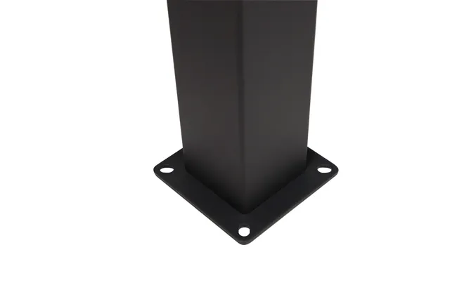 Pergola bioclimatique autoportante Prima, aluminium gris anthracite 12m² - Miniature 4