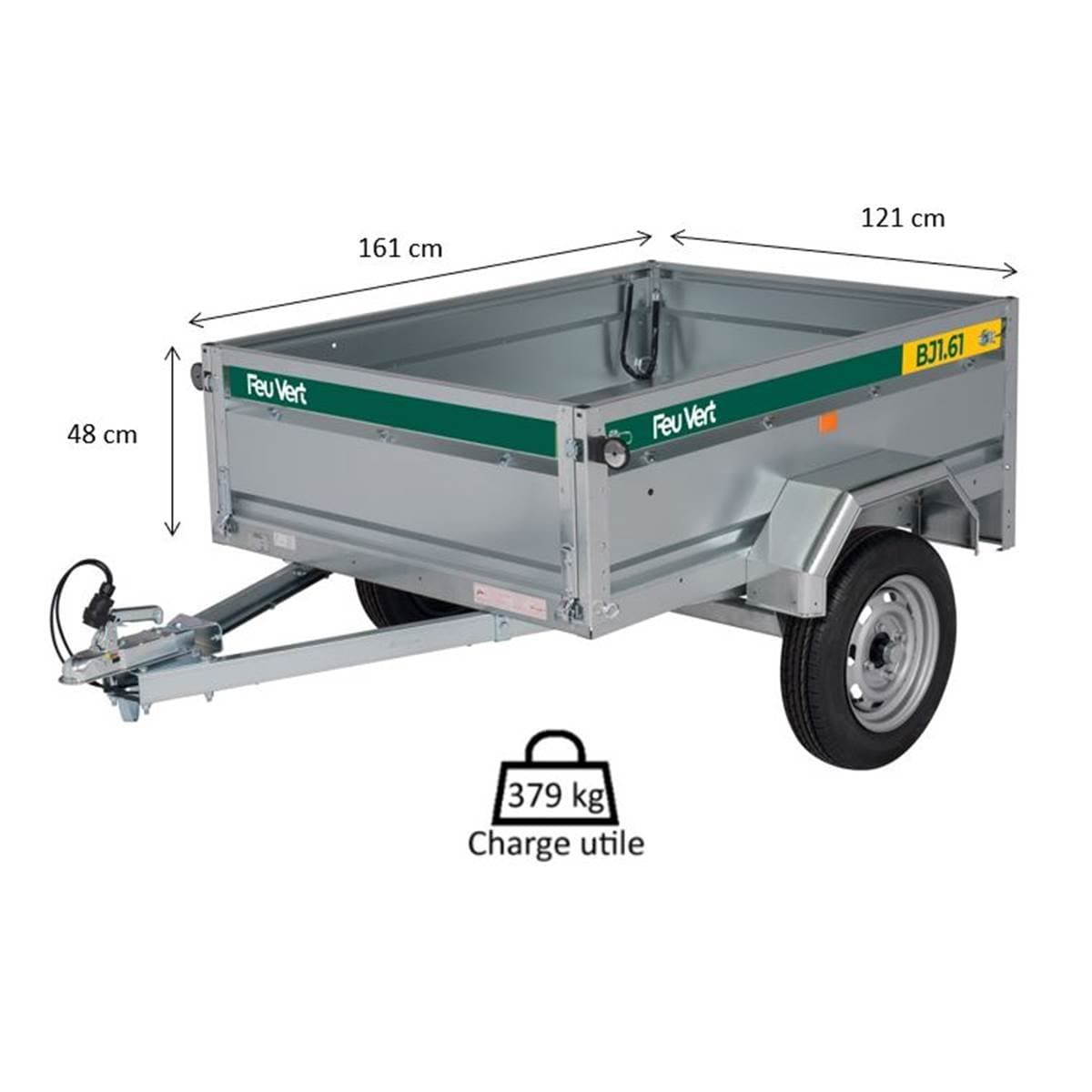 Remorque FEU VERT BJ1.61 - Miniature 2