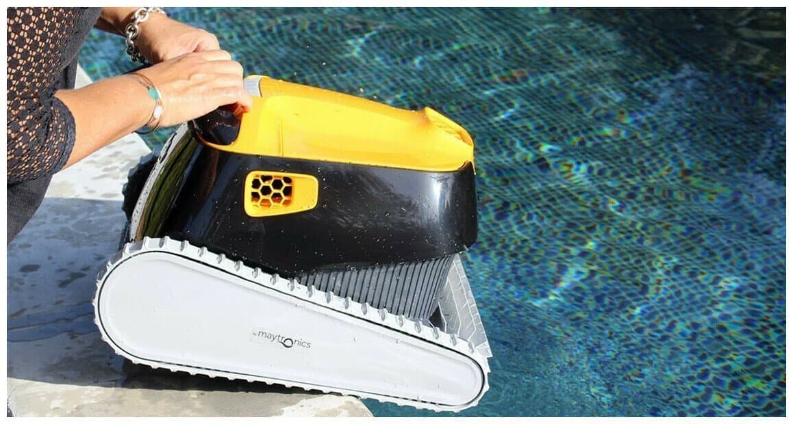 Robot piscine Dolphin E35 avec chariot - Miniature 5